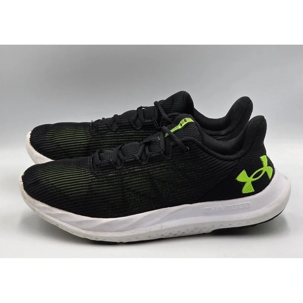 Under Armour Charged Revitalize Sneakers Mens Black  Low Top Running Shoes 10